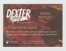 Load image into Gallery viewer, 2012 Dexter Fourth Season Dexter&#39;s Justice M.O. #D4:JM:1 Prepping the Space
