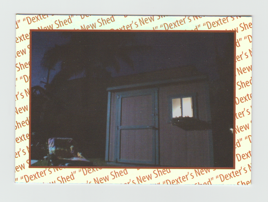 2012 Dexter Fourth Season Locations #D4:L:8 Dexter's New Shed