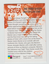 Load image into Gallery viewer, 2010 Dexter Third Season Dexter&#39;s Victims #D3-V5 Nathan Marten
