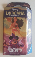 Load image into Gallery viewer, Disney Lorcana The First Chapter Starter Deck Amber &amp; Amethyst
