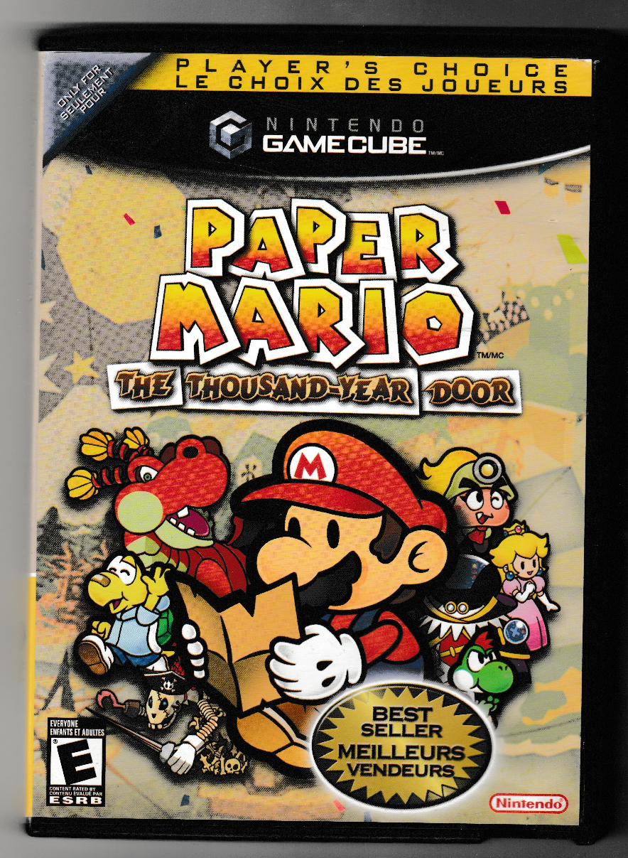 Gamecube Paper Mario The Thousand Year Door Greatest Hits Best Seller