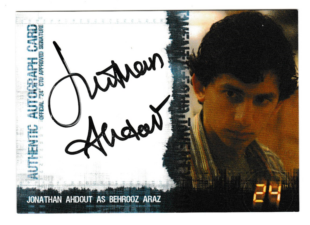 2006 24 Season 4 Autographs #6 Jonathan Ahdout