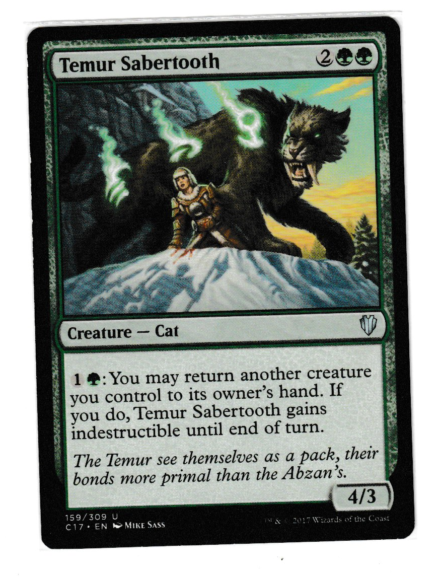 Commander 2017 Temur Sabertooth