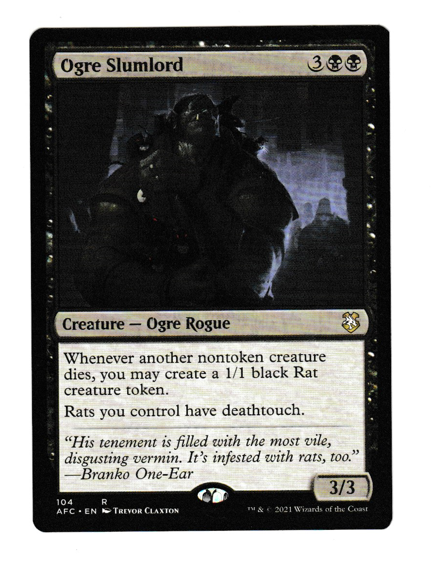 Adventures in the Forgotten Realms Commander Ogre Slumlord