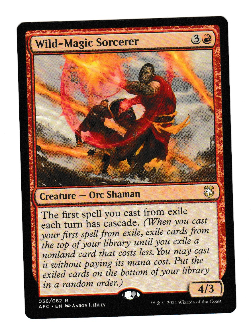 Adventures in the Forgotten Realms Commander Wild-Magic Sorcerer