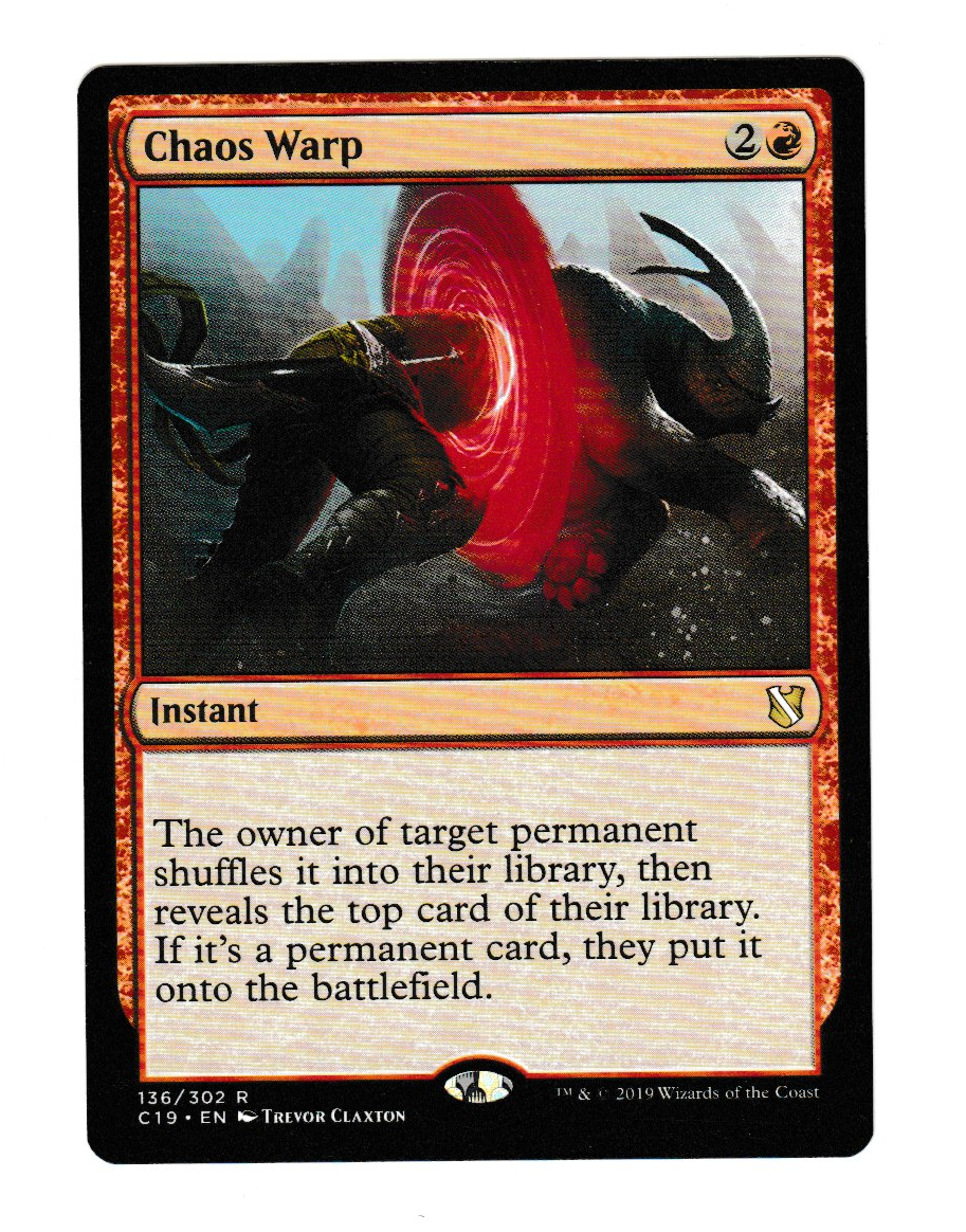 Commander 2019 Chaos Warp