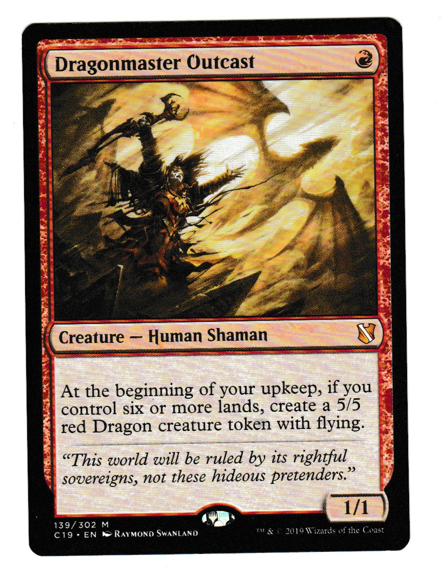 Commander 2019 Dragonmaster Outcast