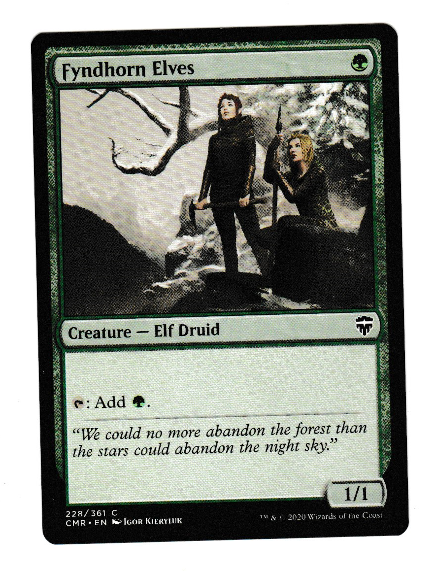 Commander Legends Fyndhorn Elves