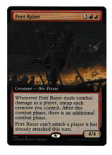 Load image into Gallery viewer, Commander Legends Port Razer Extended Art Foil
