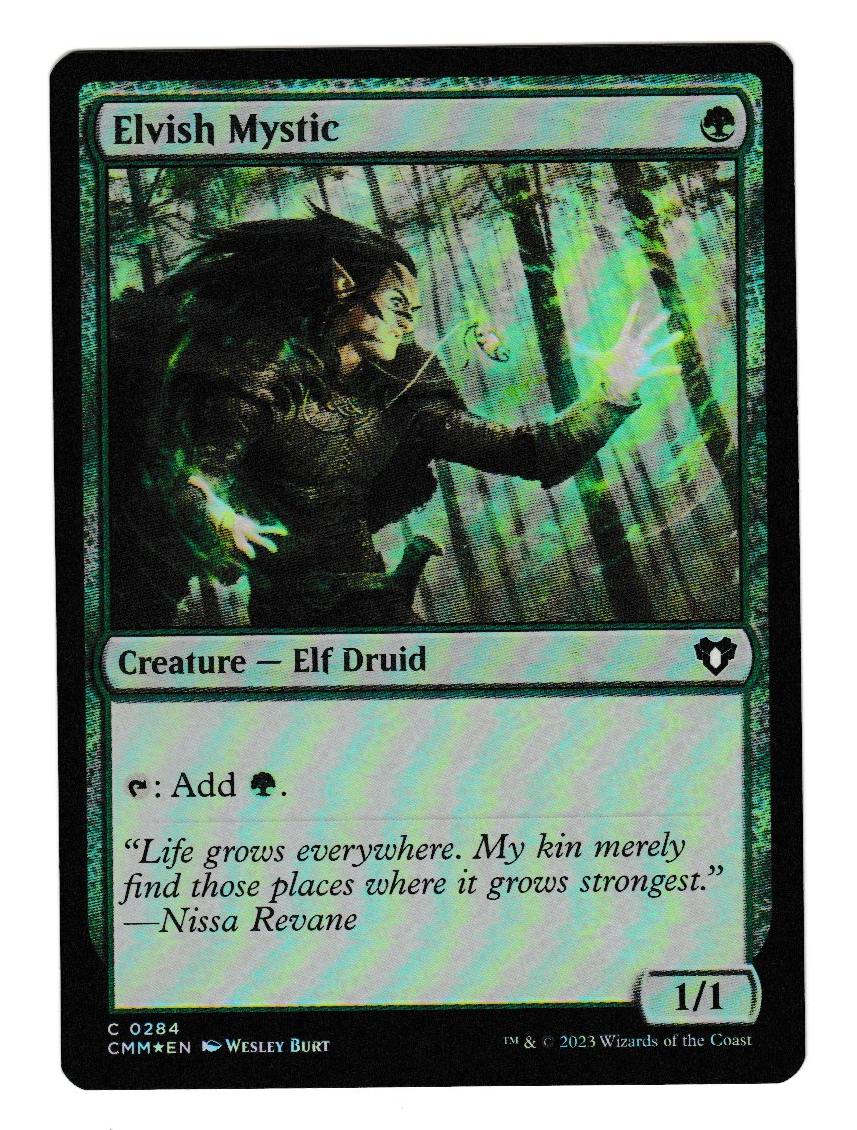 Commander Masters Elvish Mystic Foil