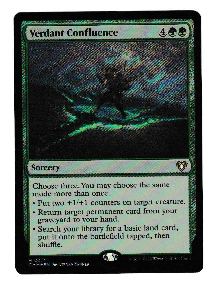 Commander Masters Verdant Confluence Foil