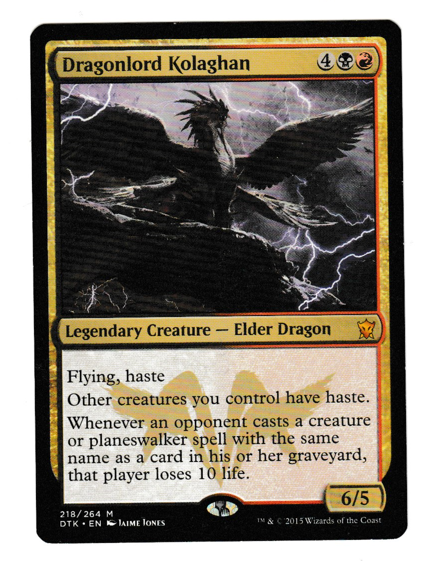 Dragons of Tarkir Dragonlord Kolaghan