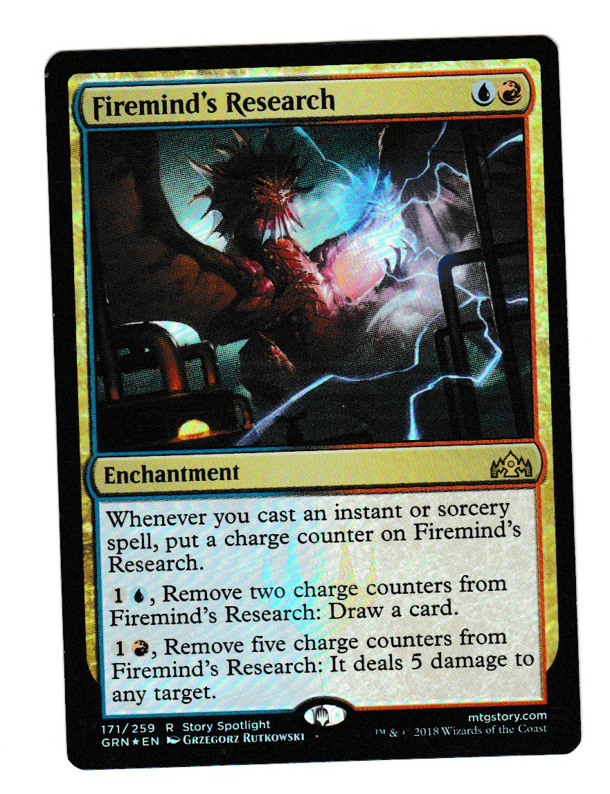 Guilds of Ravnica Firemind's Research Foil