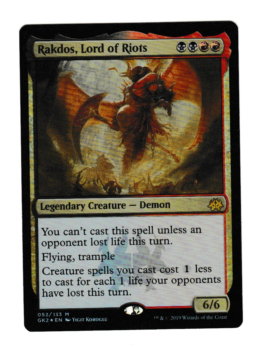 Ravnica Allegiance: Guild Kits Rakdos, Lord of Riots Foil