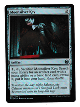 Load image into Gallery viewer, Innistrad Midnight Hunt Moonsilver Key Foil
