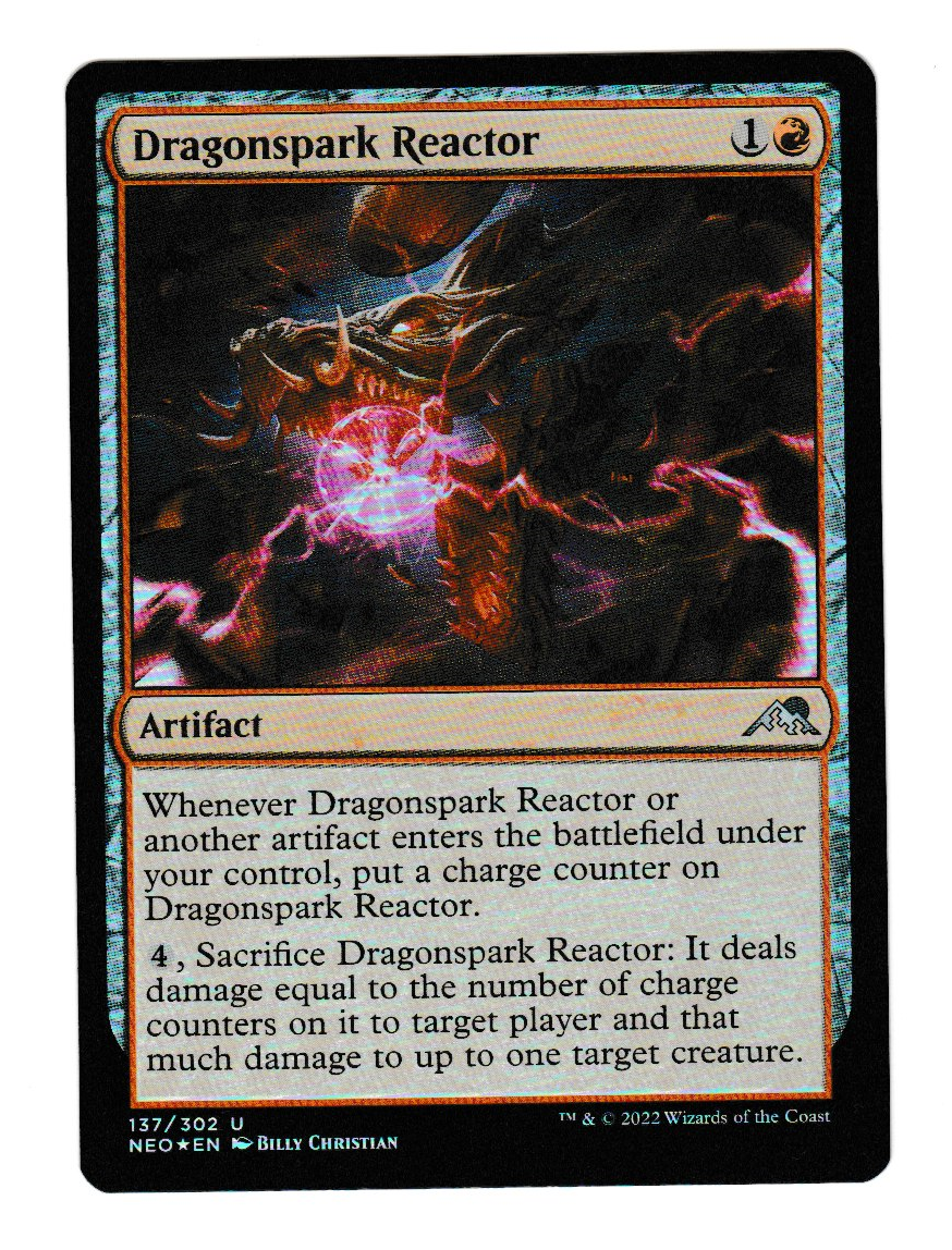 Kamigawa: Neon Dynasty Dragonspark Reactor Foil