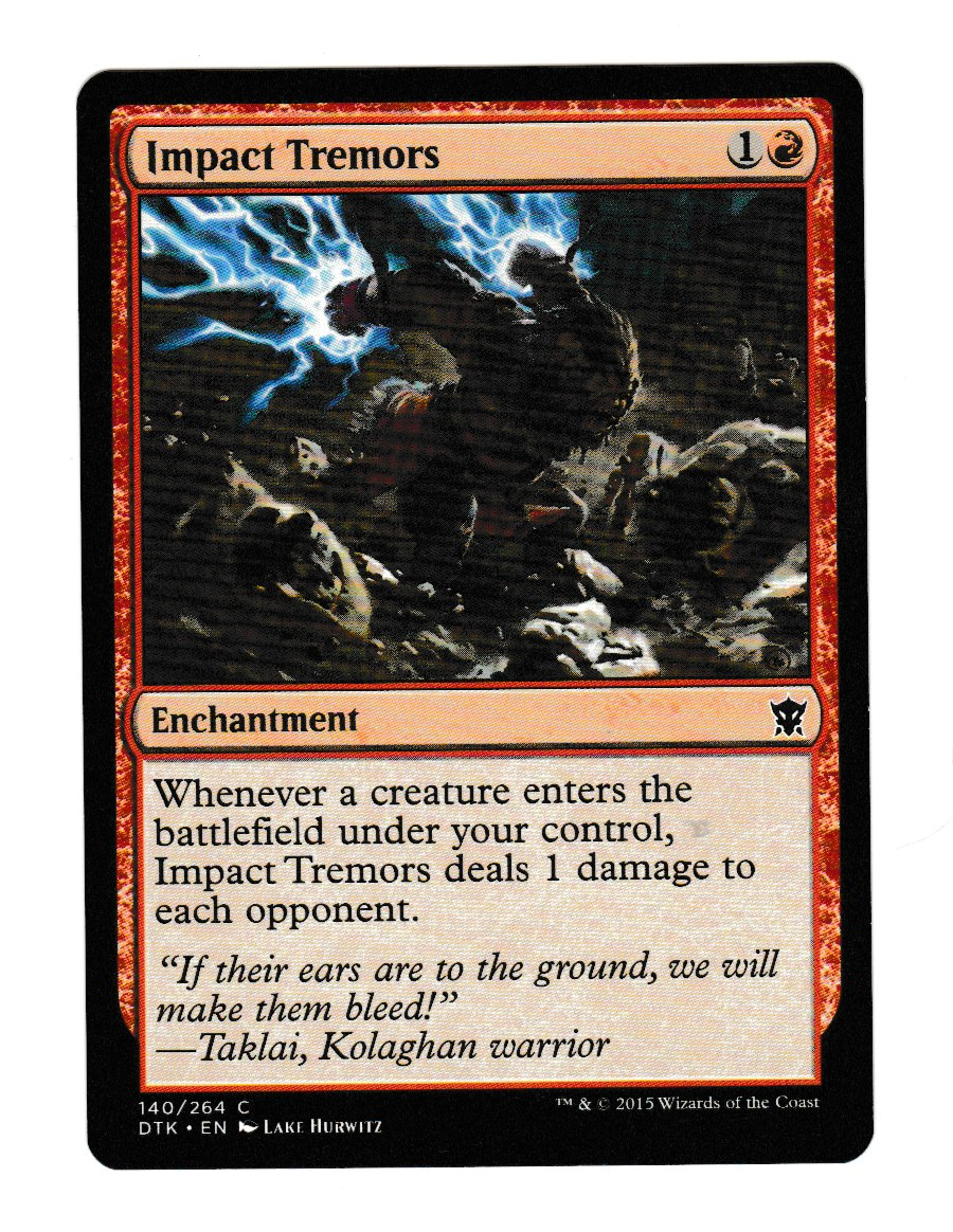 Khans of Tarkir Impact Tremors