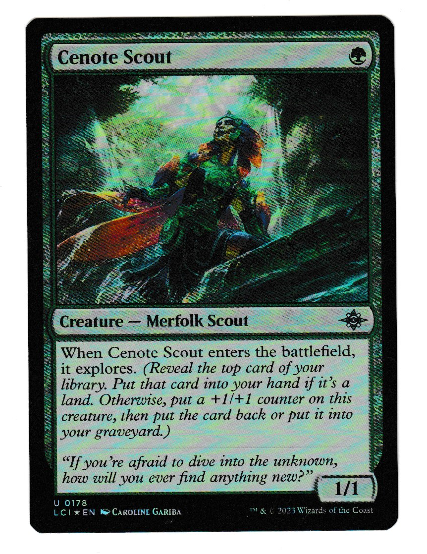 The Lost Caverns of Ixalan Cenote Scout Foil