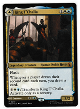 Load image into Gallery viewer, Magic the Gathering Marvel Super Heroes King T'Challa // Black Panther, Hope Enduring
