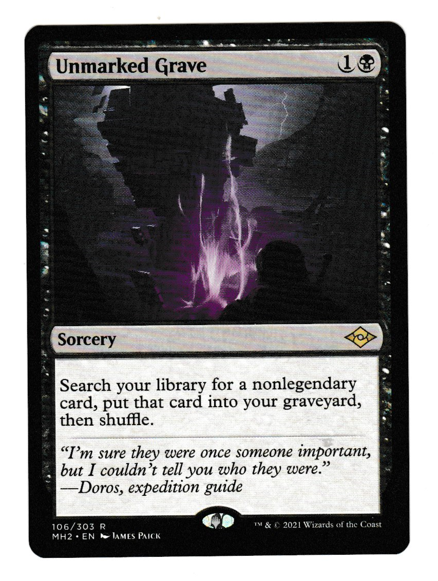 Modern Horizons 2 Unmarked Grave