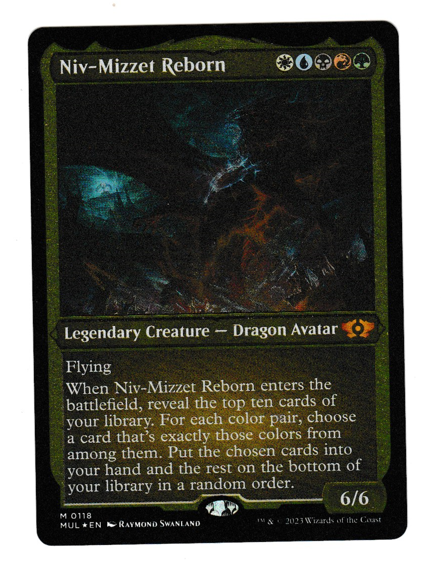 Multiverse Legends Niv-Mizzet Reborn Etched Foil