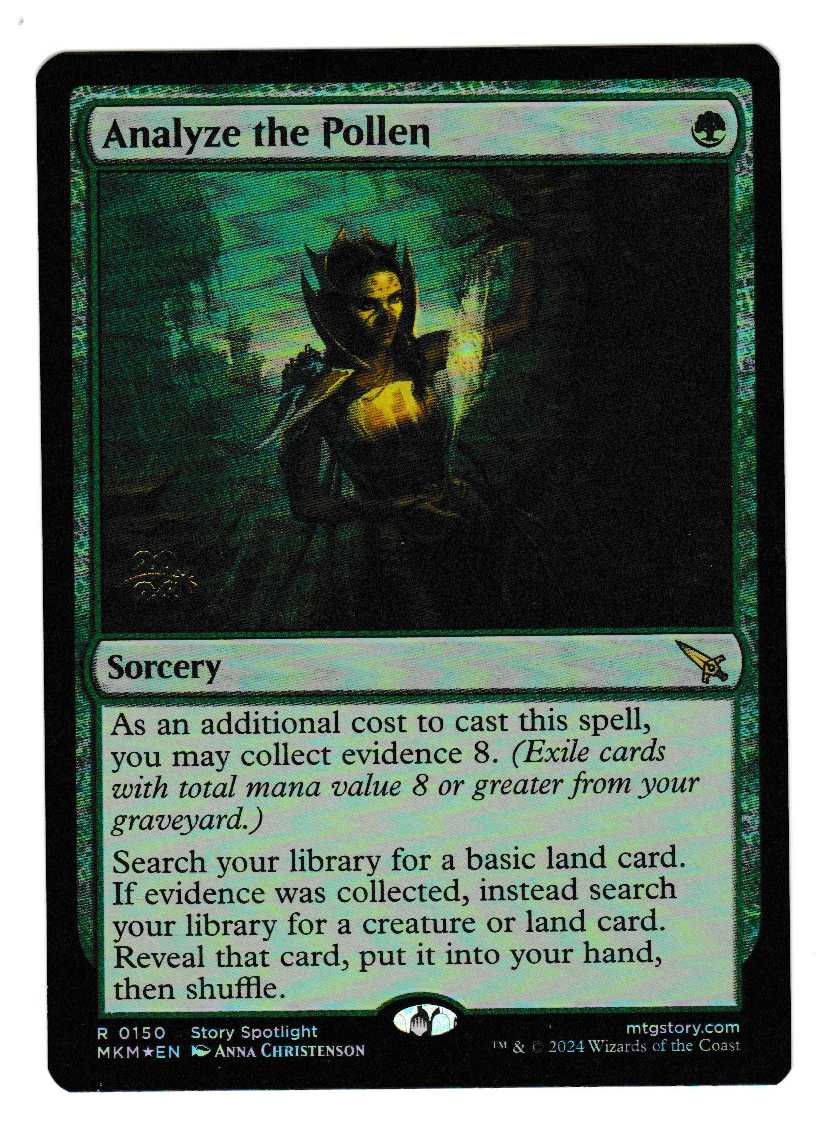 Murders at Karlov Manor Analyze the Pollen Prerelease Foil