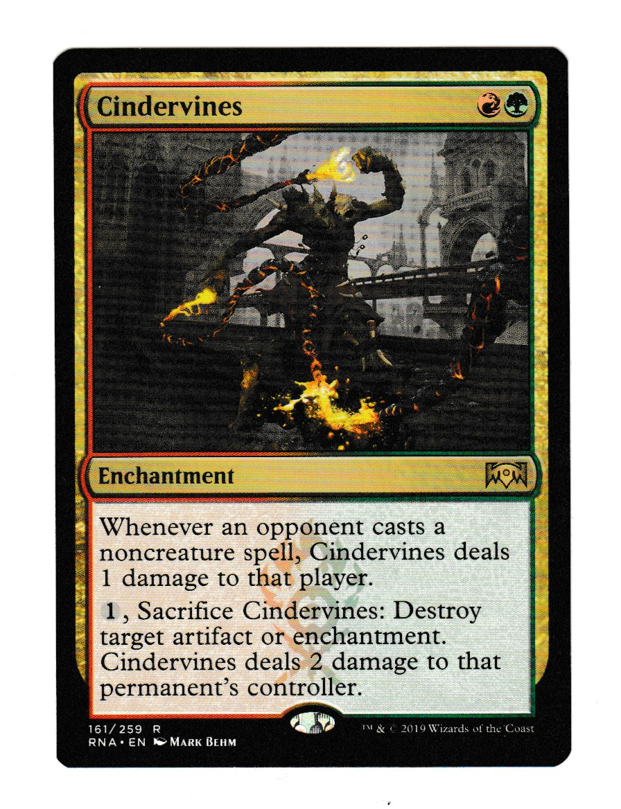 Ravnica allegiance Cindervines