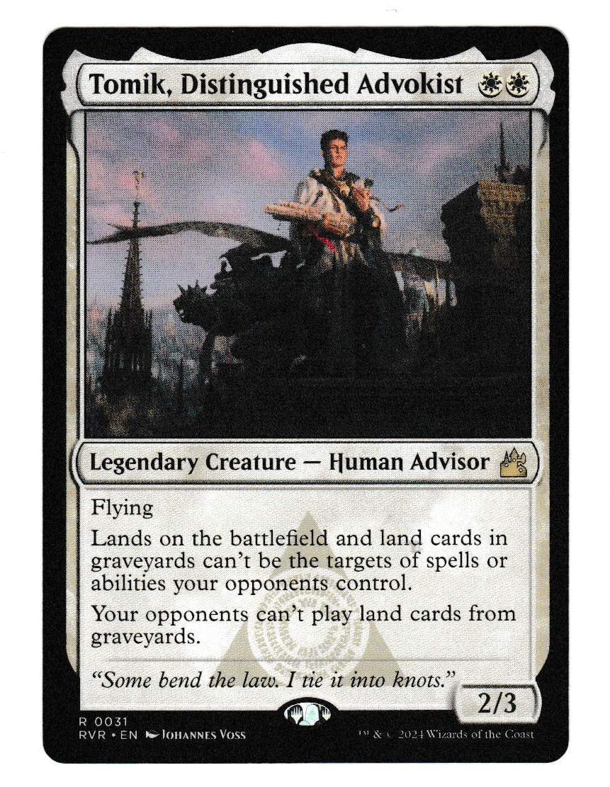 Ravnica Remastered Tomik, Distinguished Advokist