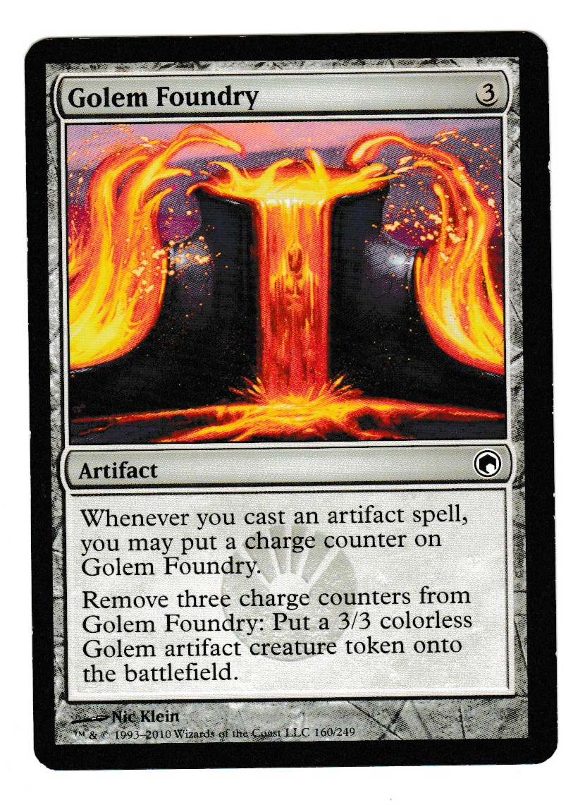 Scars of Mirrodin Golem Foundry