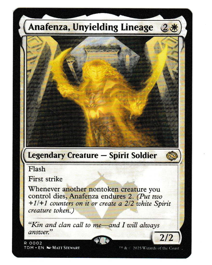 Magic the Gathering Tarkir: Dragonstorm Anafenza, Unyielding Lineage