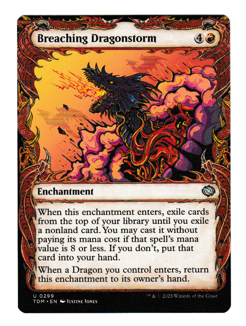 Magic the Gathering Tarkir: Dragonstorm Breaching Dragonstorm Showcase