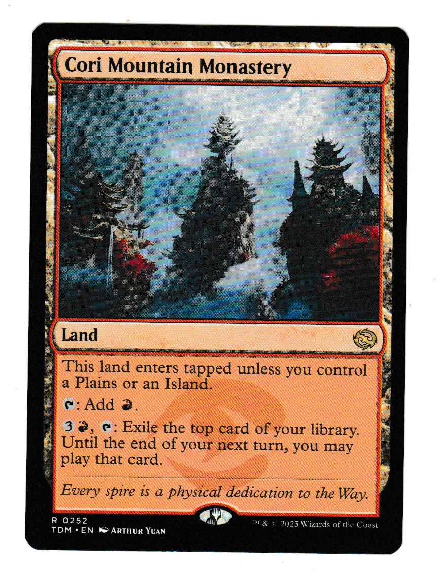 Magic the Gathering Tarkir: Dragonstorm Cori Mountain Monastery