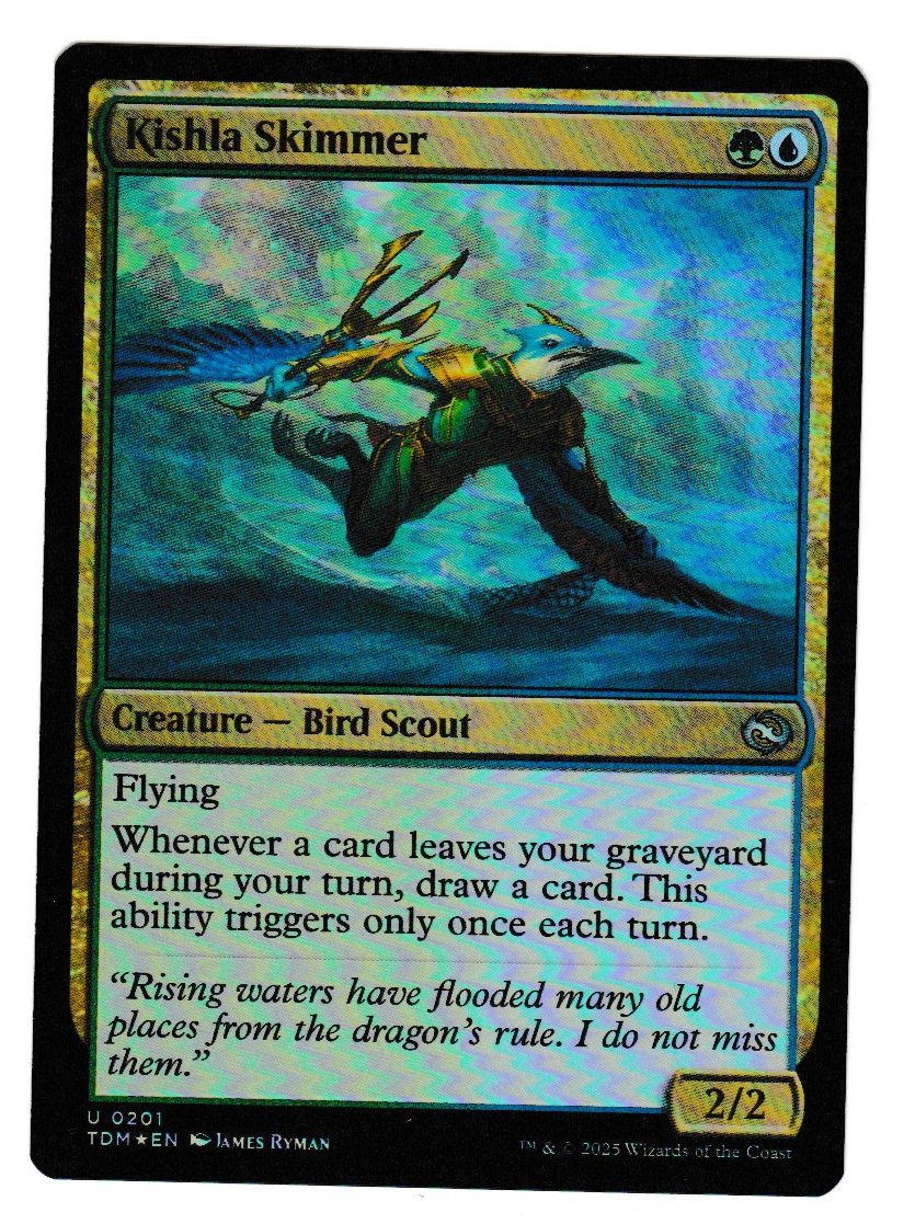 Magic the Gathering Tarkir: Dragonstorm Kishla Skimmer Foil