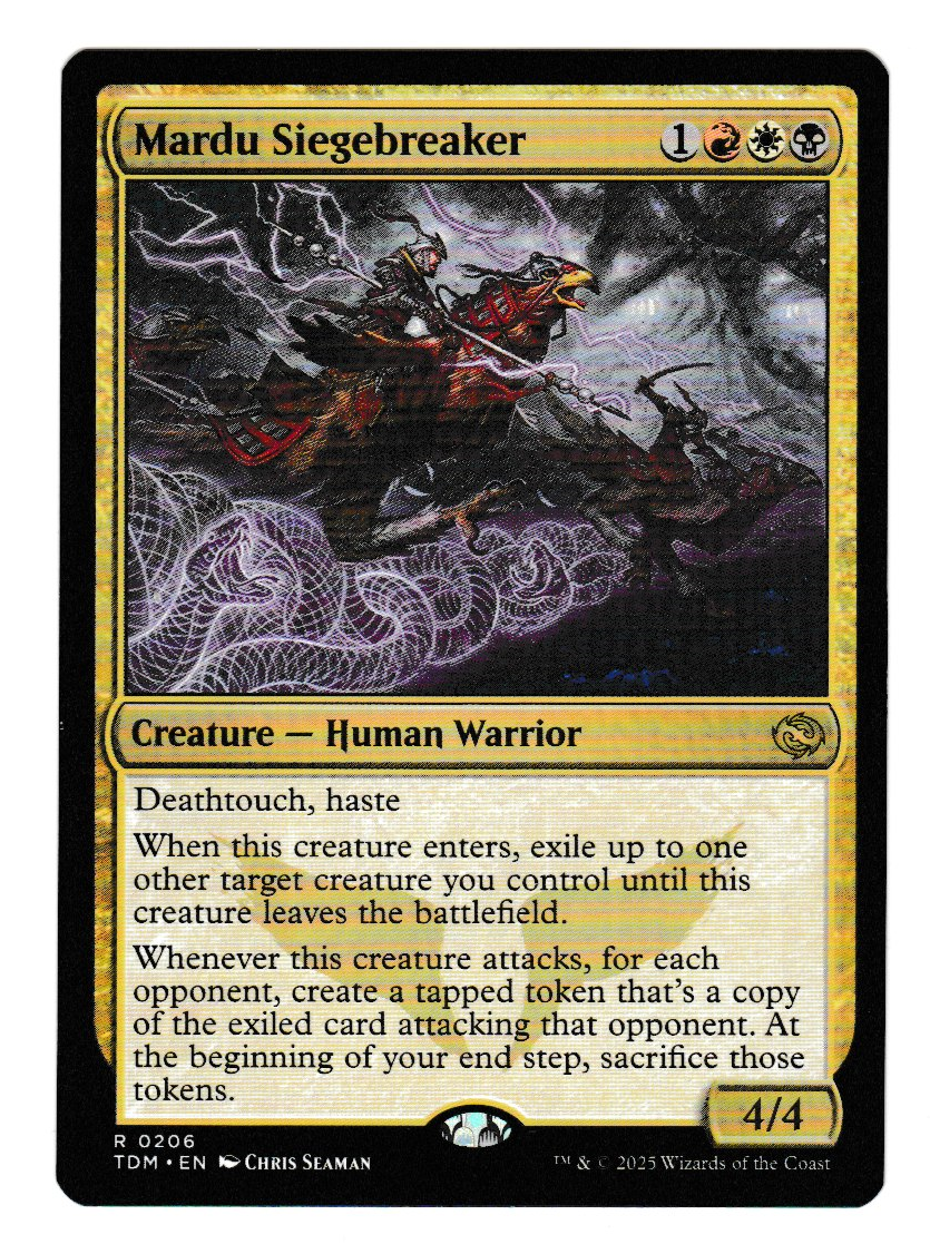 Magic the Gathering Tarkir: Dragonstorm Mardu Siegebreaker