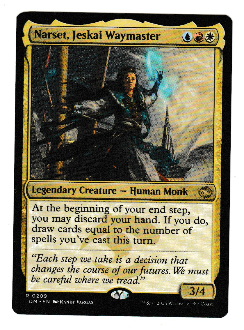 Magic the Gathering Tarkir: Dragonstorm Narset, Jeskai Waymaster