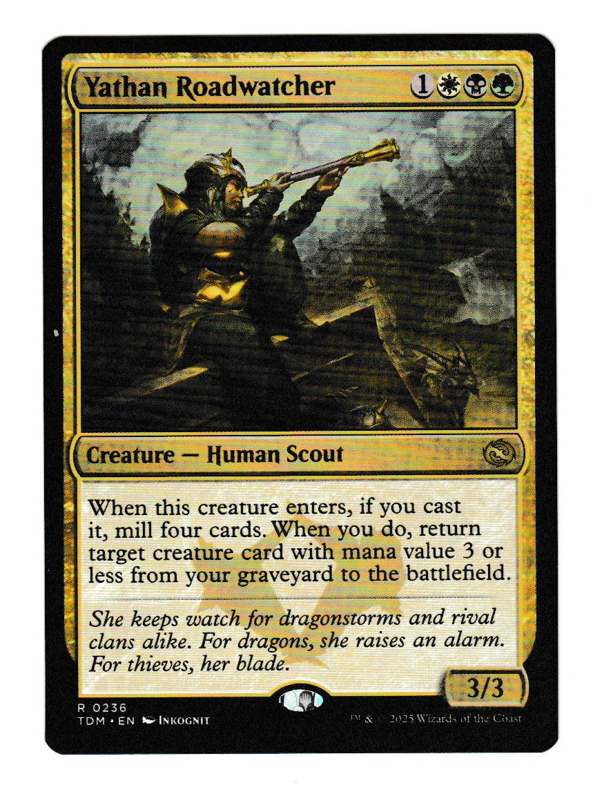 Magic the Gathering Tarkir: Dragonstorm Yathan Roadwatcher