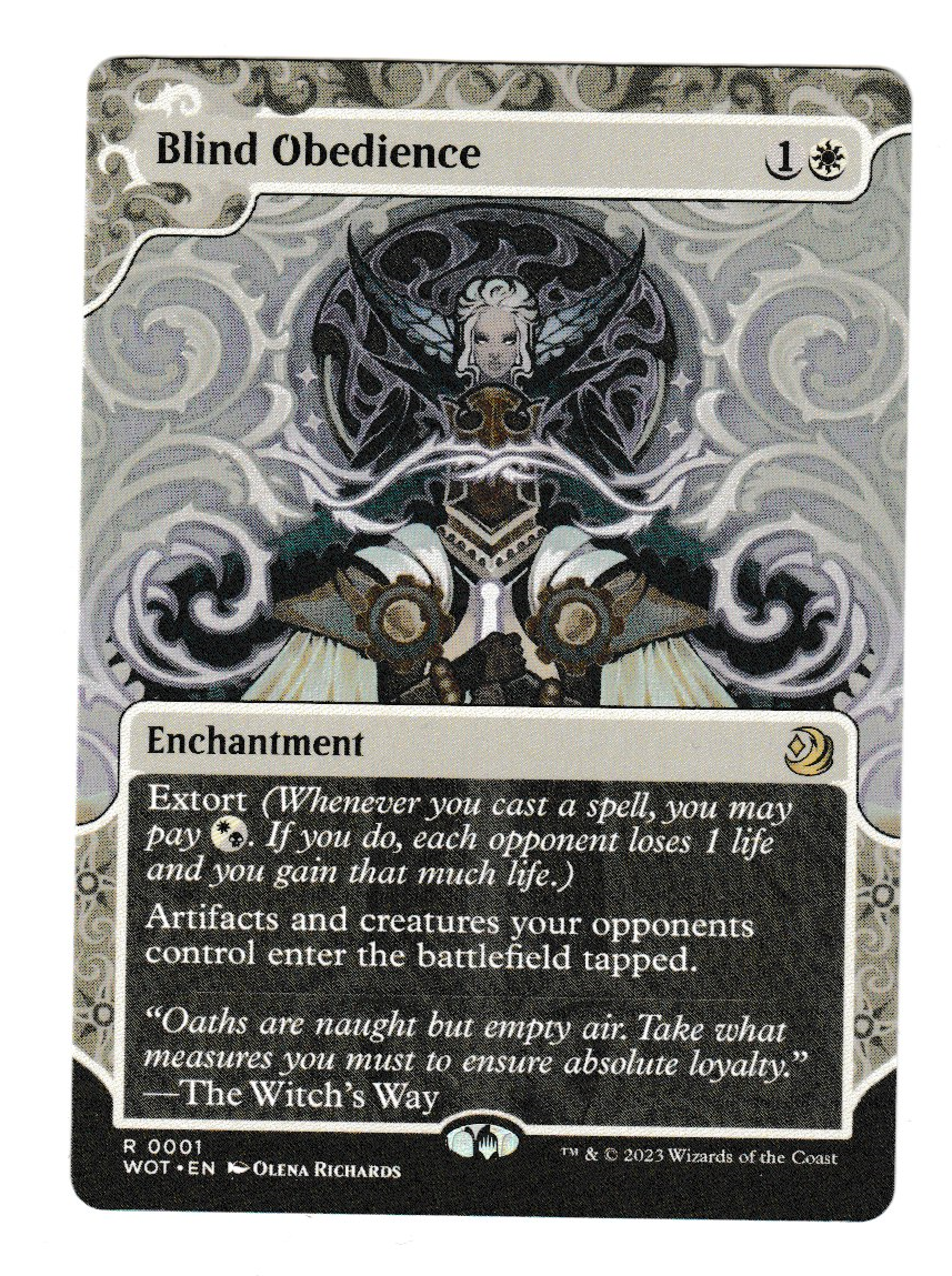 Wilds of Eldraine Enchanting Tales Blind Obedience