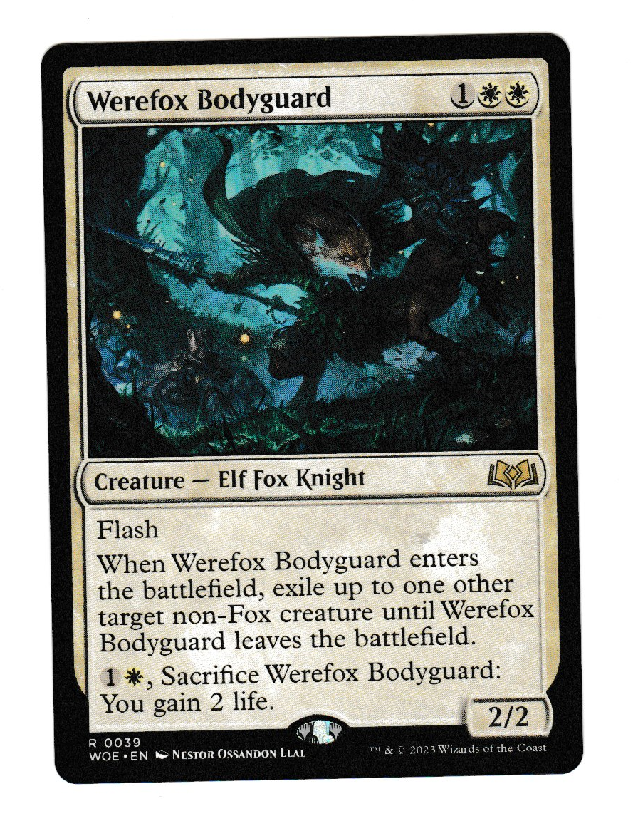 Wilds of Eldraine Werefox Bodyguard