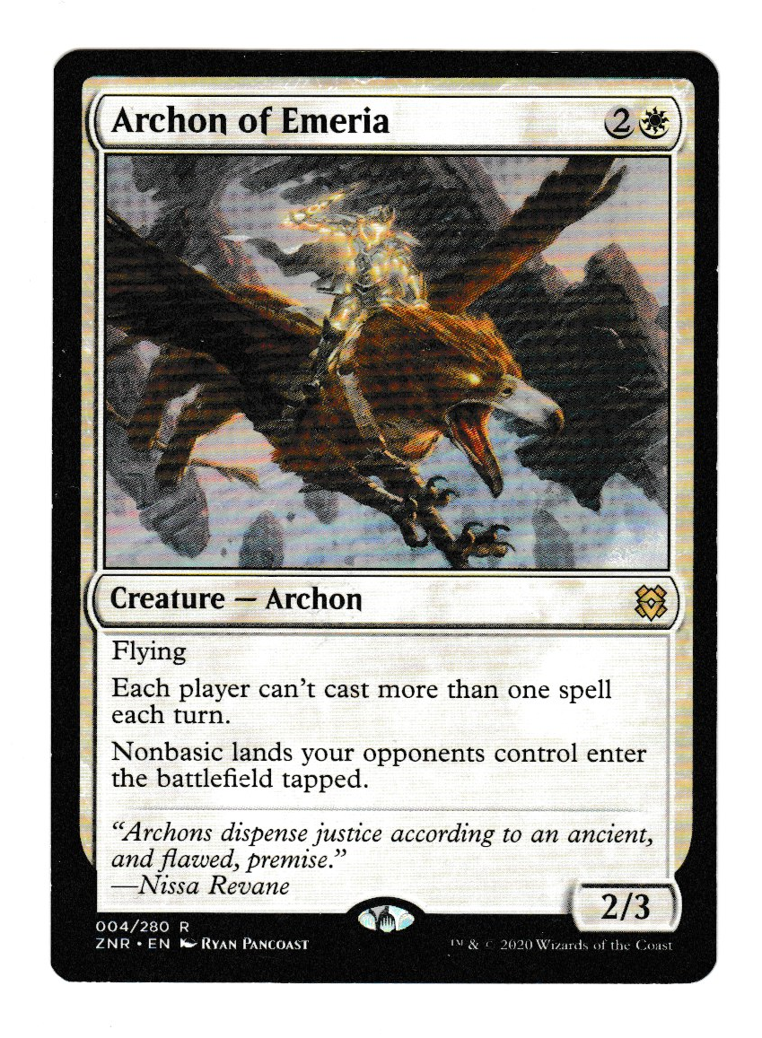 Zendikar Rising Archon of Emeria