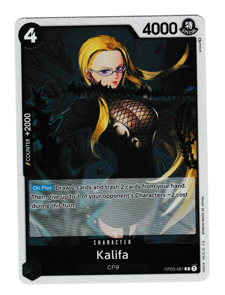 One Piece Card Game Pillars of Strength #81 Kalifa