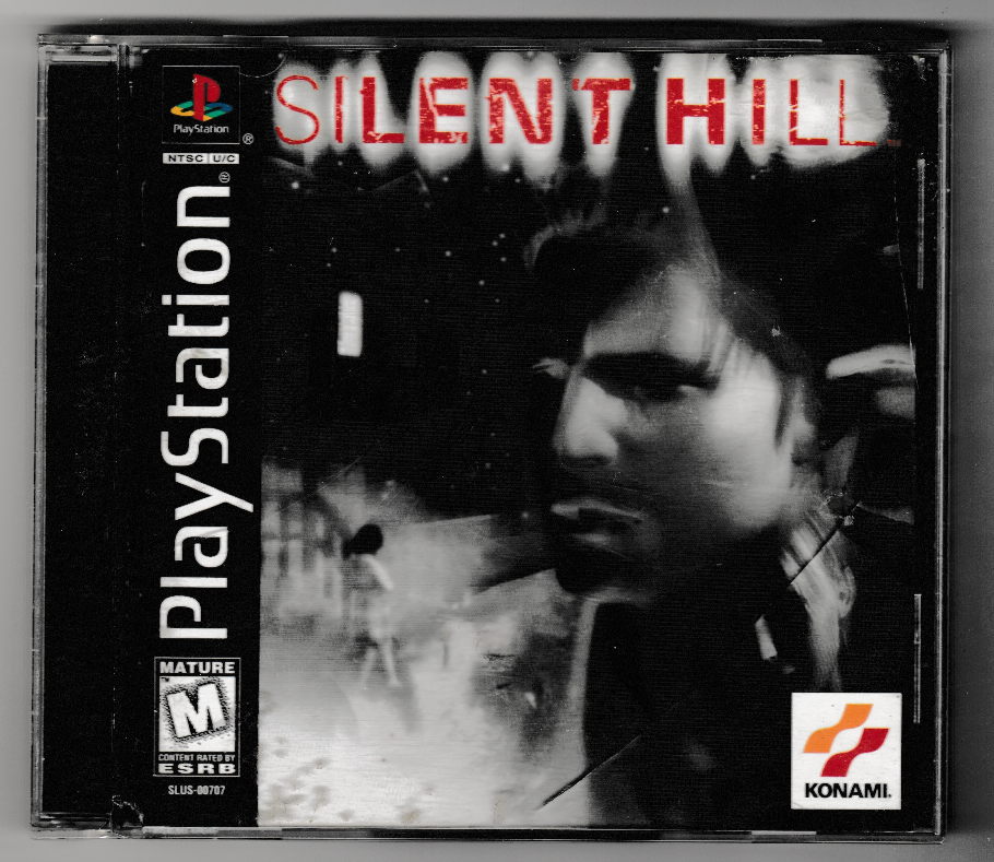 Playstation 1 Silent Hill Damaged Case