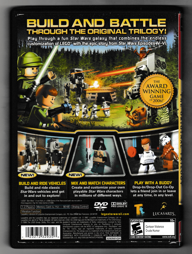 Lego star wars 2024 2 playstation 2