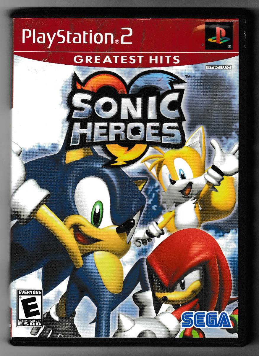 Playstation 2 Sonic Heroes Greatest Hits Used