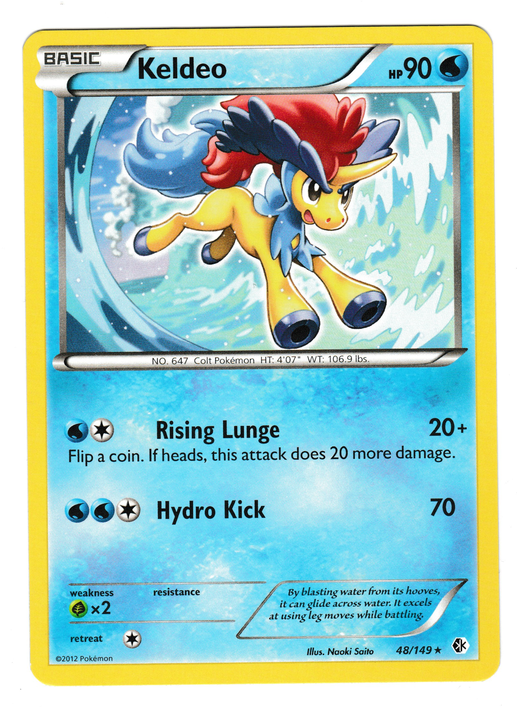 2012 Pokemon Boundaries Crossed #48 Keldeo