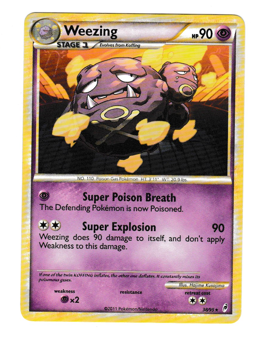 2011 Pokemon Call of Legend #38 Weezing