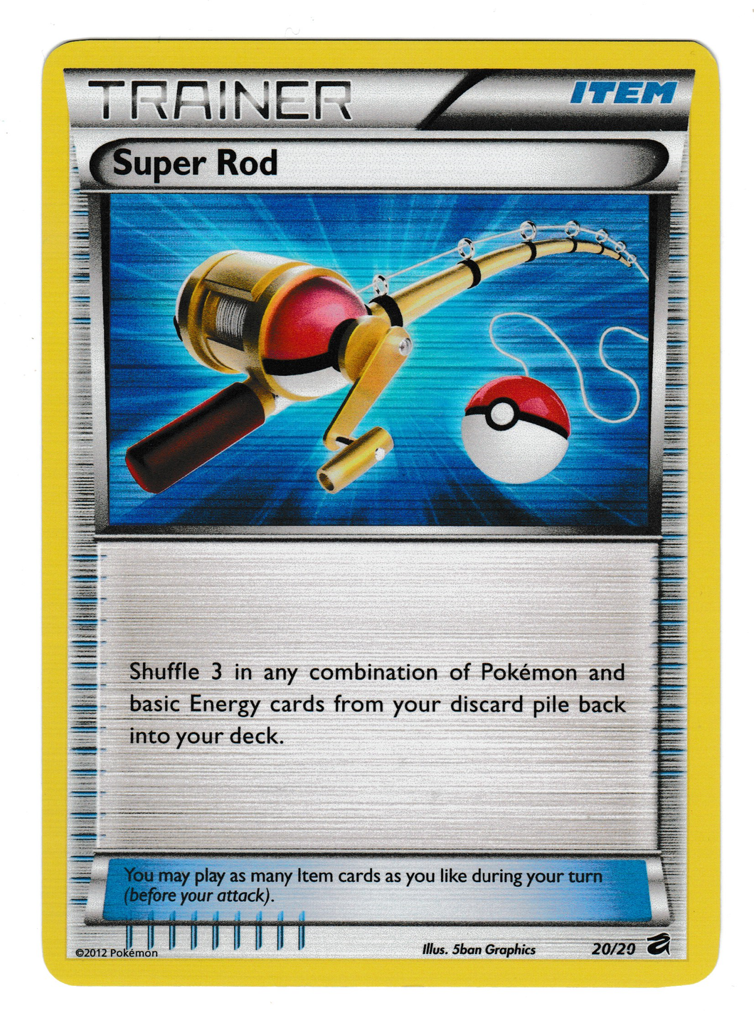 2012 Dragon Vault #20/20 Super Rod Foil