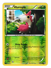 Load image into Gallery viewer, 2012 Pokemon Dragons Exalted #6 Wurmple Reverse Foil
