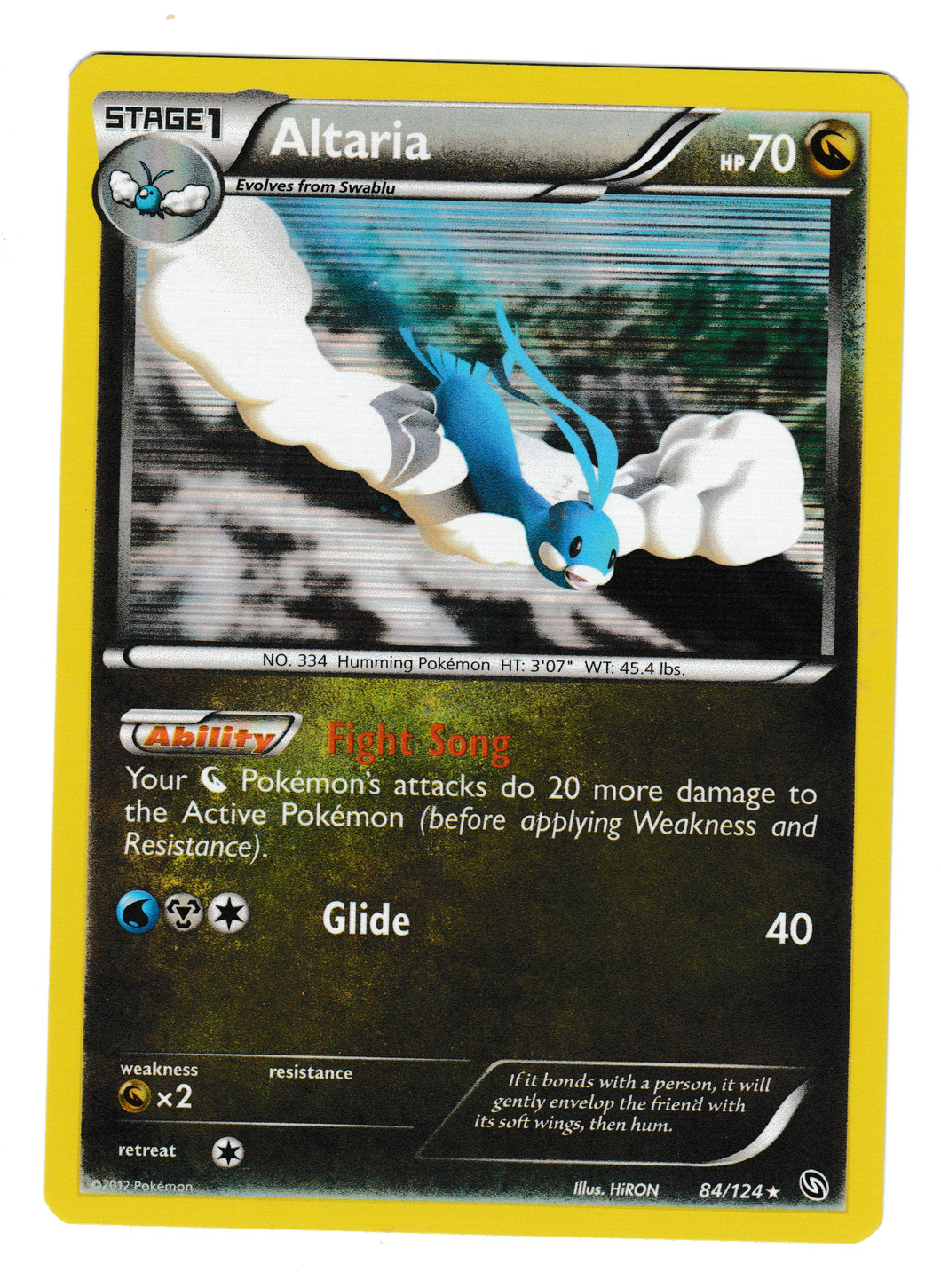 2012 Dragons Exalted #84 Altaria