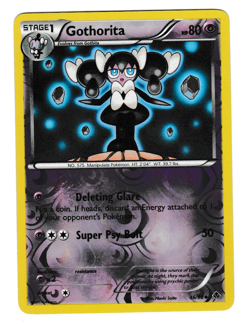 2011 Pokemon Emerging Powers #46 Gothorita Reverse Foil