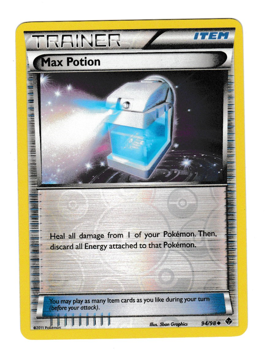 2011 Pokemon Emerging Powers #94 Max Potion Reverse Foil